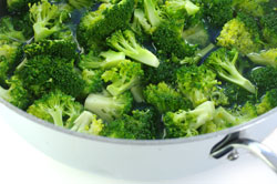 Blanching Broccoli