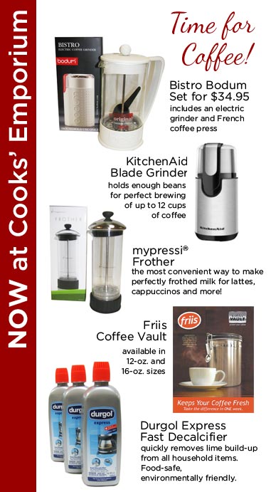 NOW at Cook's Emporium