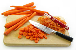 Prepping Carrots