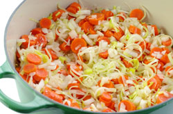 Sautéing Vegetables