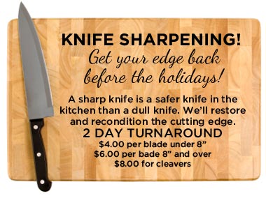 Knife Sharpening