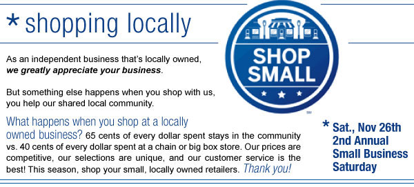 Shop Locally!