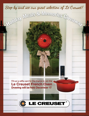 Le Creuset Raffle