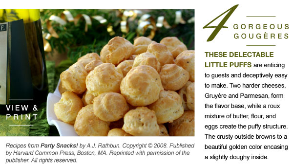 Gorgeous Gougeres