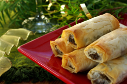 Mushroom Fillo Pockets