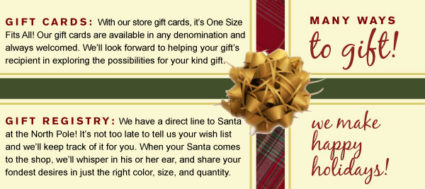 Many Ways to Gift