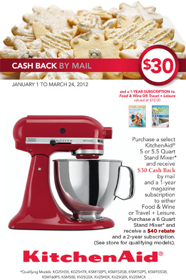 KitchenAid Rebate