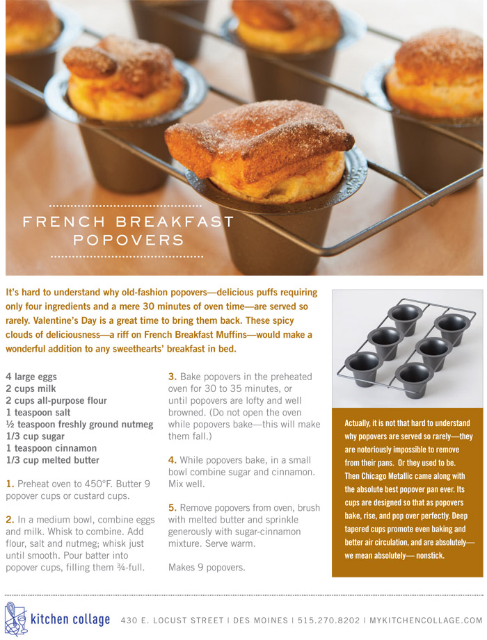 French Breakfast Popovers