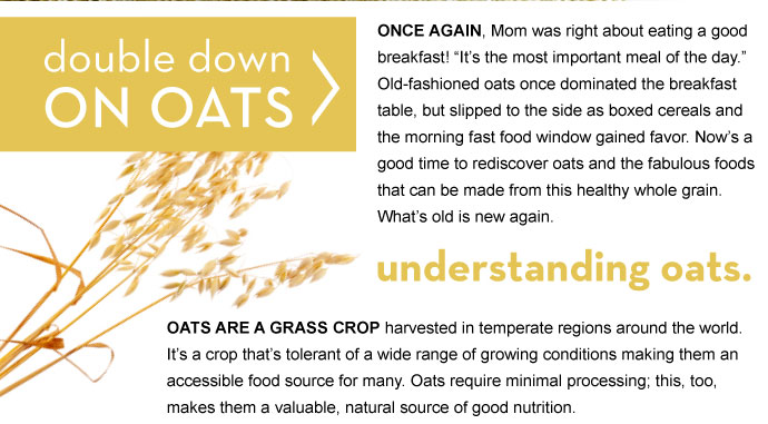 Double Down on Oats