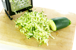 Grating Zucchini