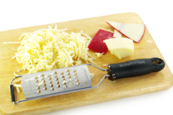 Grating Fontina Cheese
