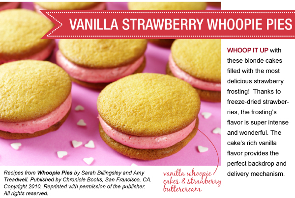 RECIPE: Vanilla Strawberry Whoopie Pies