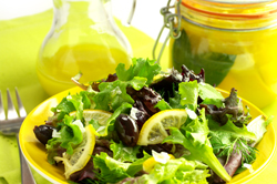 Preserved Lemons & Greens with a Lemon-Honey Vinaigrette