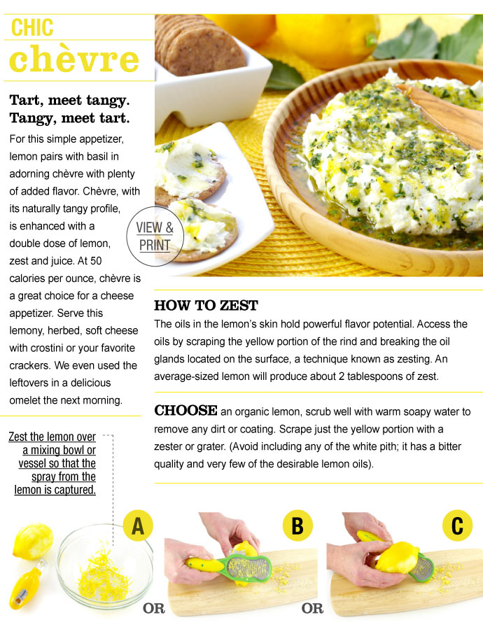 RECIPE: Chic Chevre
