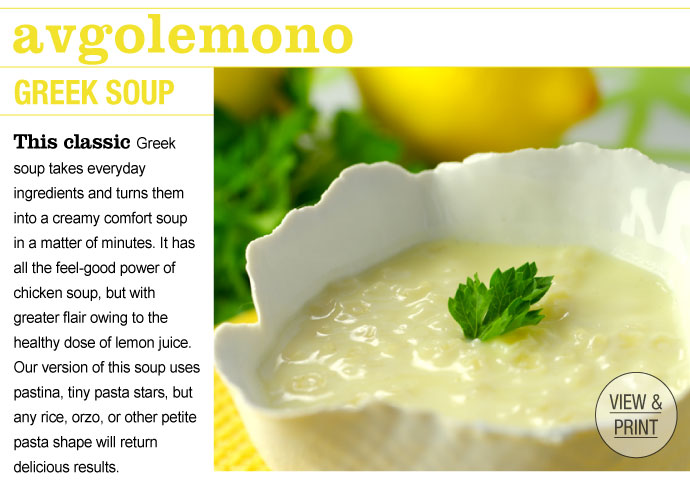 RECIPE: Avgolemono