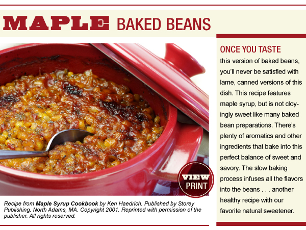 RECIPE: Maple Baked Beans