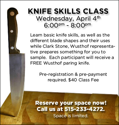 Knife Skills Class