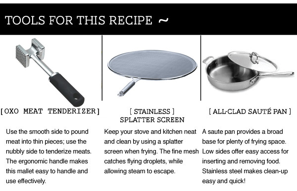 Tools for this Recipe