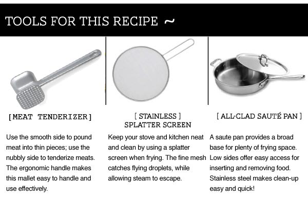 Tools for this Recipe