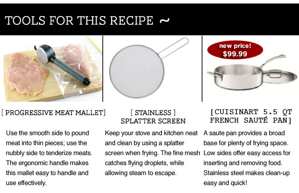 Tools for this Recipe