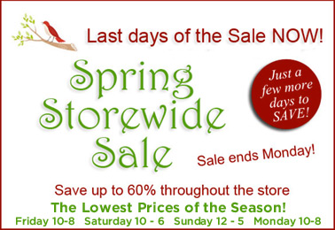 Spring Storewide Sale