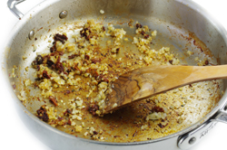 Sauteing Shallots