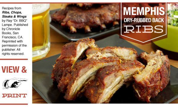 RECIPE: Memphis Dry-Rubbed Back Ribs