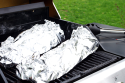 Foil on Grill