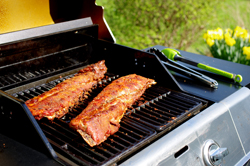 Ribs on Grill