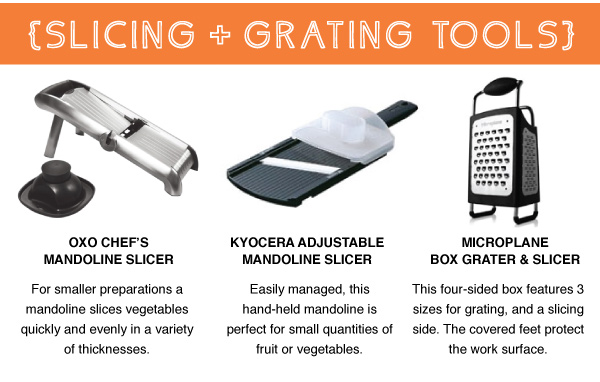 Slicing and Grating Tools