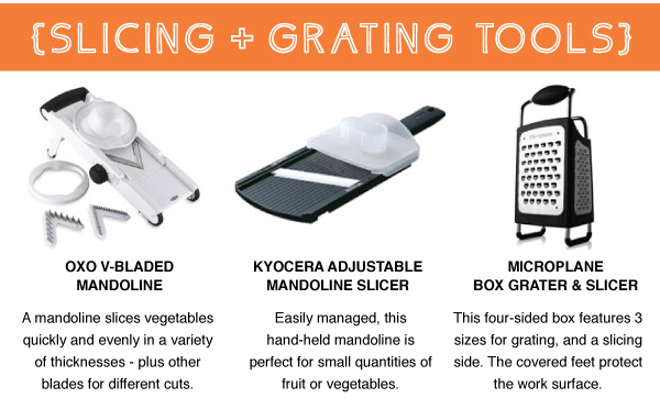 Slicing and Grating Tools