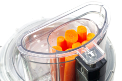 Carrots Loaded in Food Processor