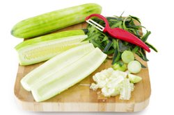 Prepping Cucumbers