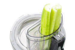 Cukes Loaded in Food Processor