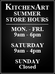 KitchenArt Summer Store Hours