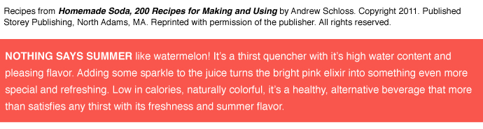 RECIPE: Sparkling Watermelon Soda
