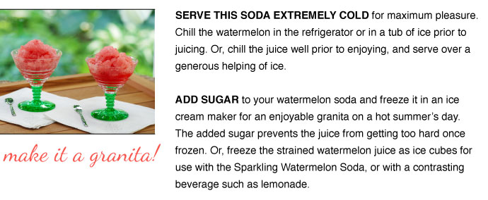 RECIPE: Sparkling Watermelon Soda