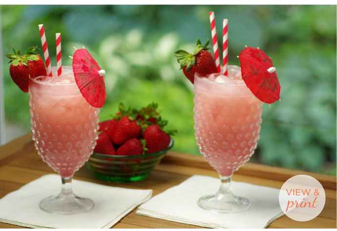 RECIPES: Strawberry Cream Soda