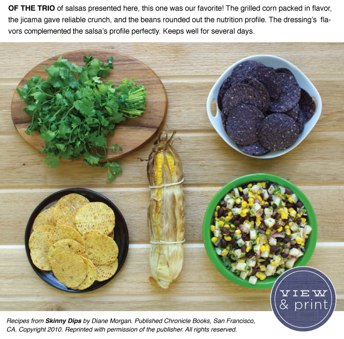 RECIPE: Fiery Roasted Black Bean, Roasted Corn & Jicama Salsa