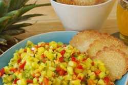 PINEAPPLE, RED PEPPER, and JALAPENO SALSA