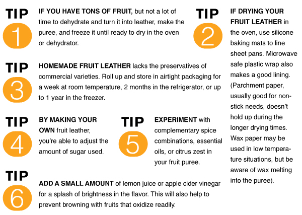 Tips for Fruit Leather