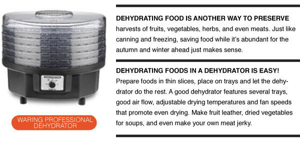 Dehydrating Foods