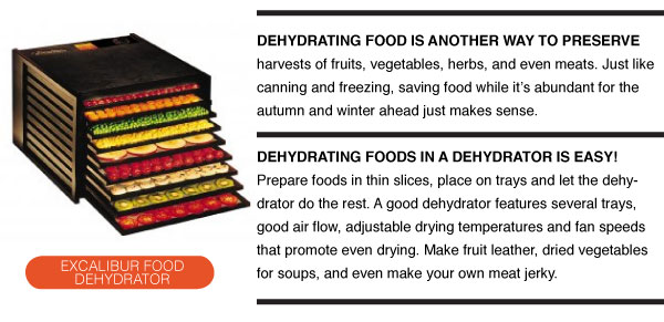Dehydrating Foods
