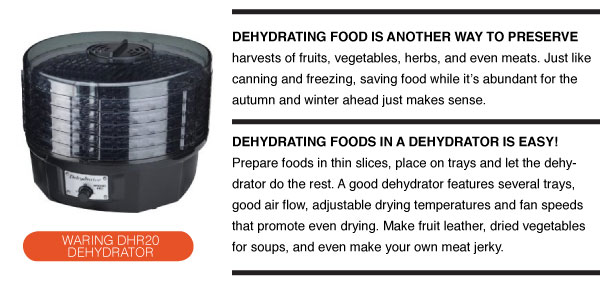 Dehydrating Foods
