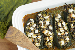 Stuffed Poblanos in Chipotle Sauce
