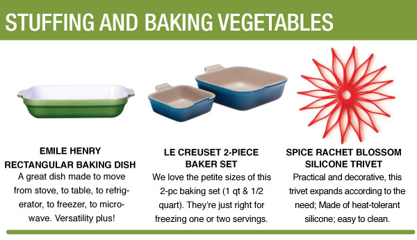 Stuffing and Baking Vegetables