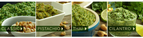 Pesto Four Ways