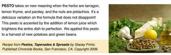 RECIPE: Pistachio-Herb Pesto