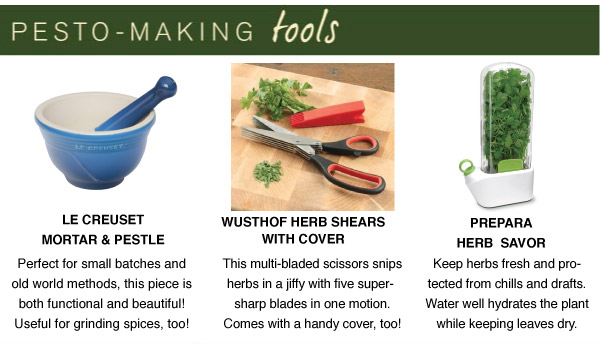 Pesto-Making Tools