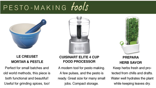 Pesto-Making Tips